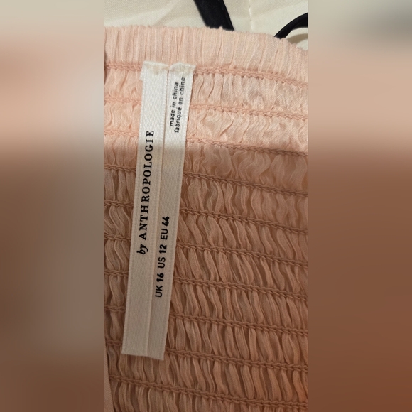 Size 12 Two-piece Anthropologie slip Dress in pink - Picture 4 of 5